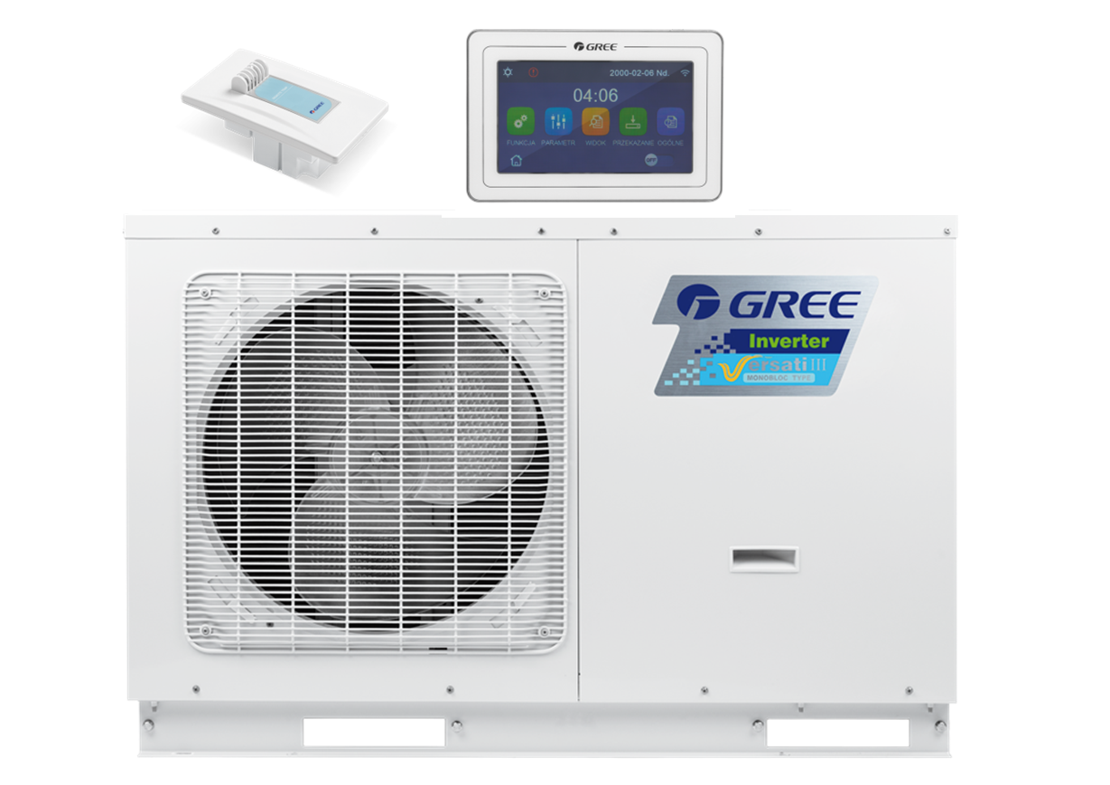 Lucht/water-warmtepomp monoblock GREE Versati GRS-CQ10Pd/NhG-M 10 kW 380-415 V