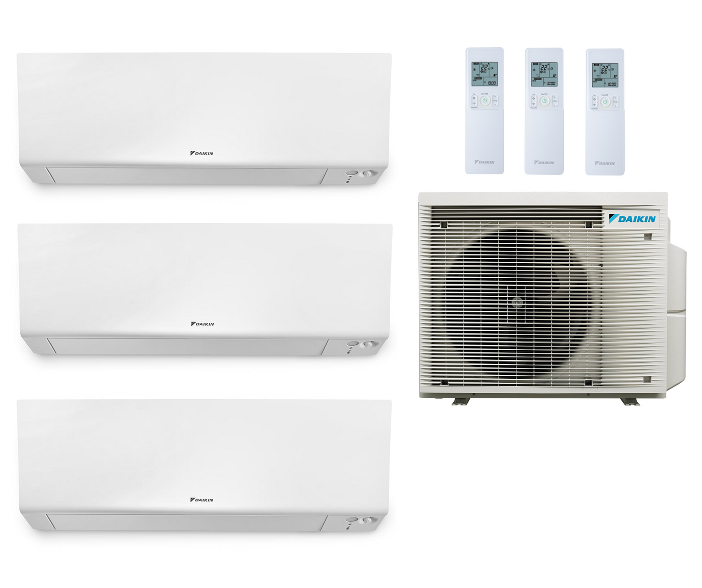 Multi split airconditioning Daikin 2x Perfera FTXM20R 2,0 kW + 1x Perfera FTXM50R 5,0 kW + 1x buitenunit 3MXM68A9 6,8 kW of 3MXM52A9 5,2 kW