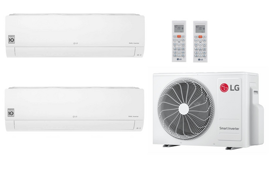 Multi Split Klimaanlage LG Standard 2x3,5 kW + 4,7/5,3/6,2 kW Außengerät