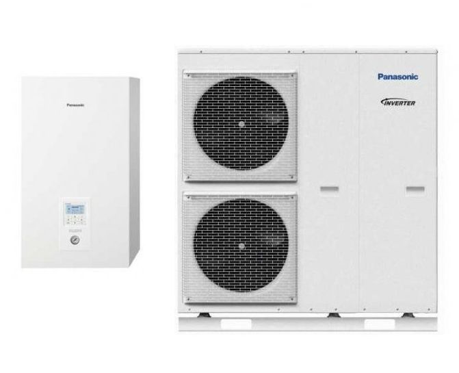 Luft/Wasser Wärmepumpe Split Panasonic Aquarea T-CAP SuperQuiet KIT-WQC16H9E8 16 kW 400 V 3 Phasen R410A