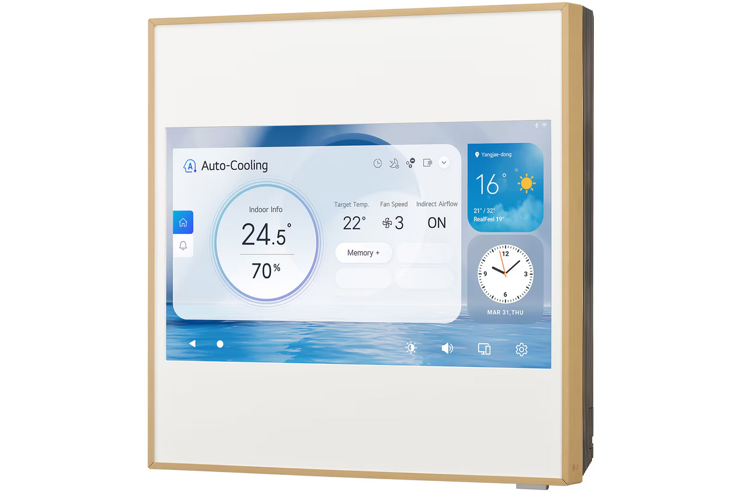 LG ARTCOOL Gallery LCD Split Klimaanlage 2,5 kW A09GA2
