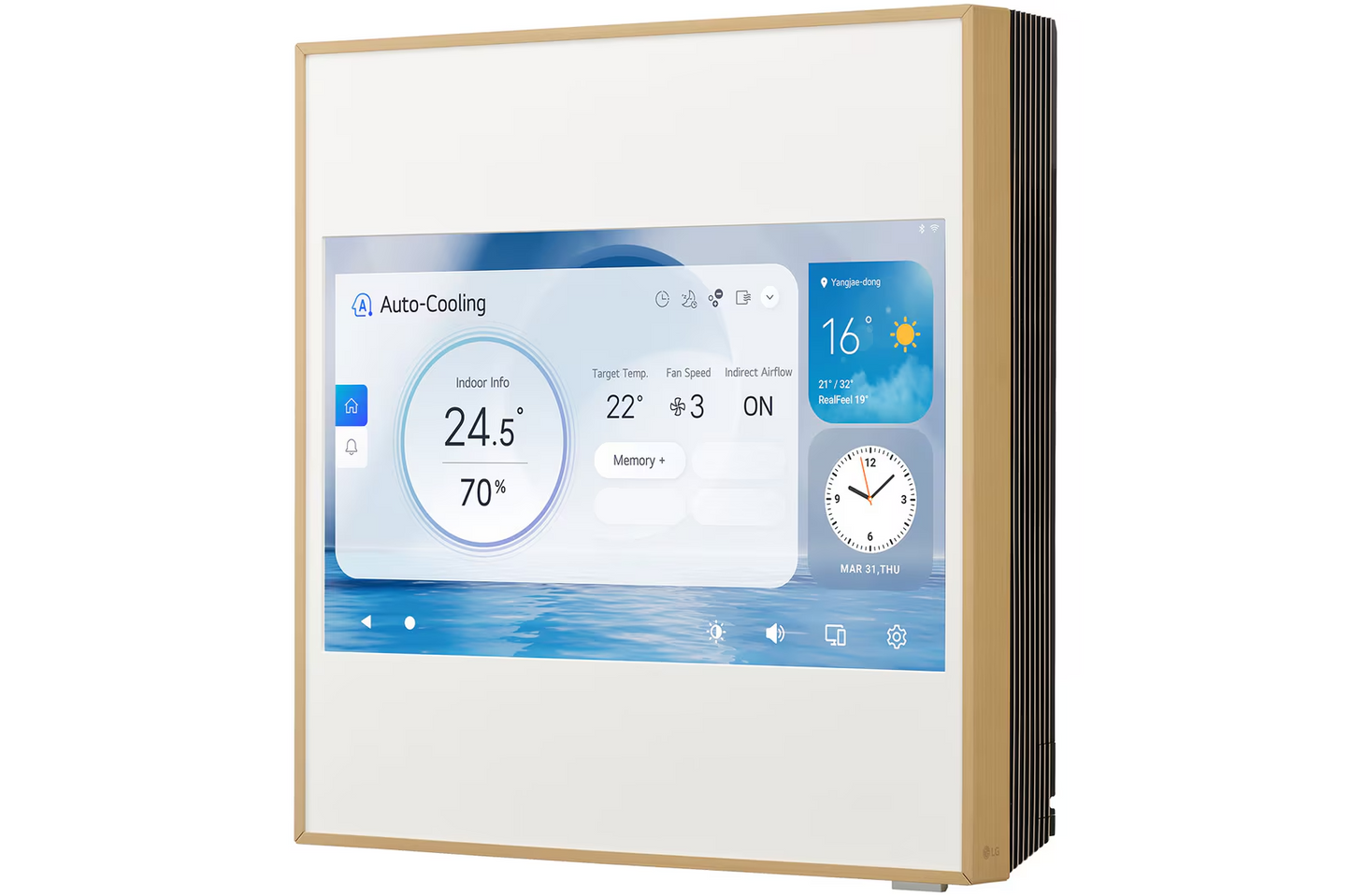 LG ARTCOOL Gallery LCD Split Klimaanlage 2,5 kW A09GA2