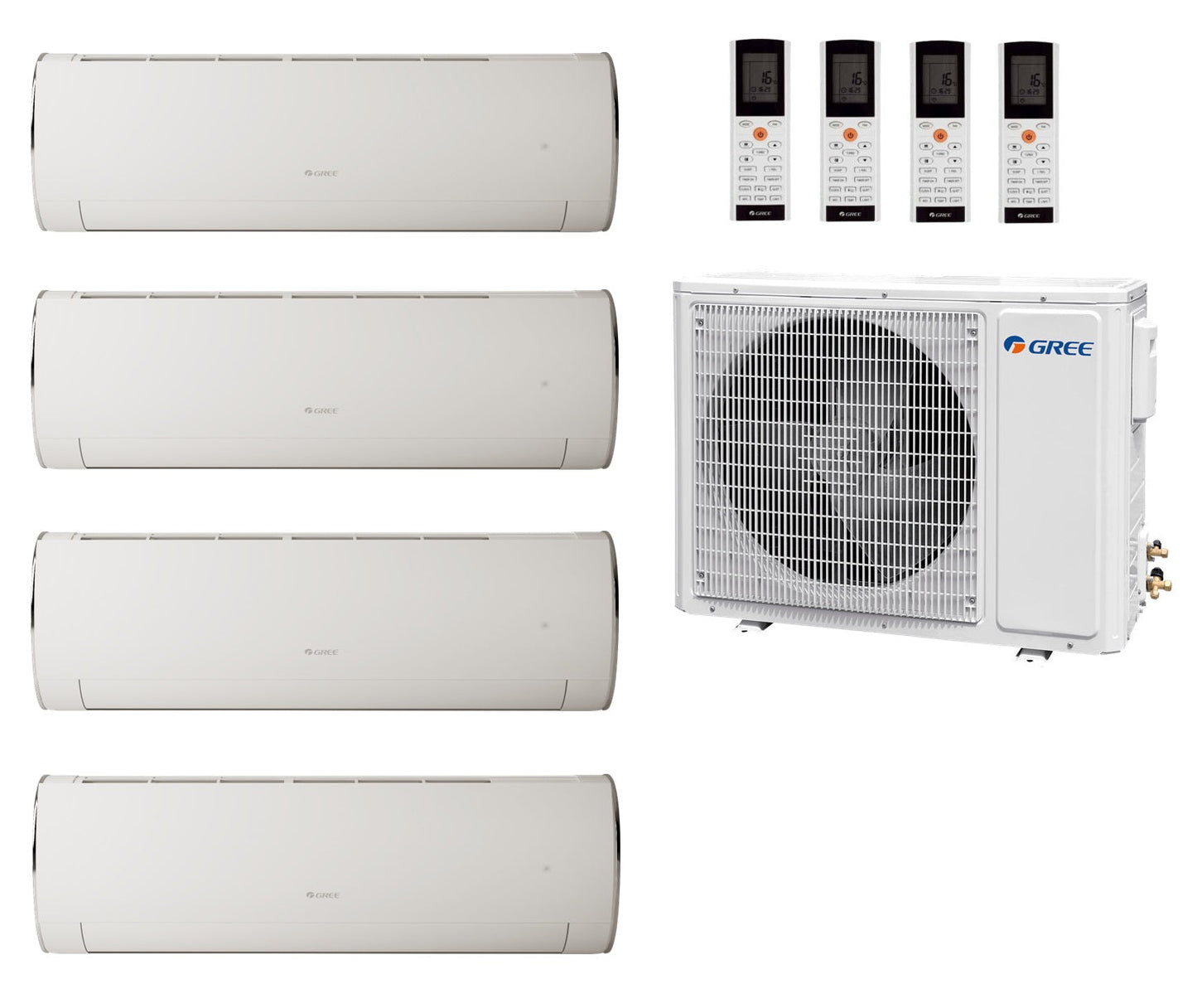 GREE Multi Split 2xFA09 + 2xFA12 10,6 kW Außengerät