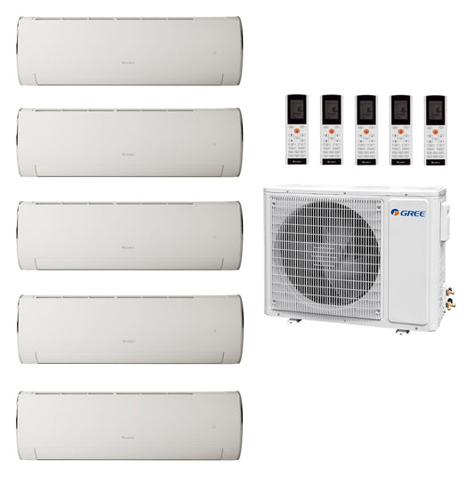 Gree Multi Split 5x Fairy White 3,5 kW + 12,1 kW Außengerät