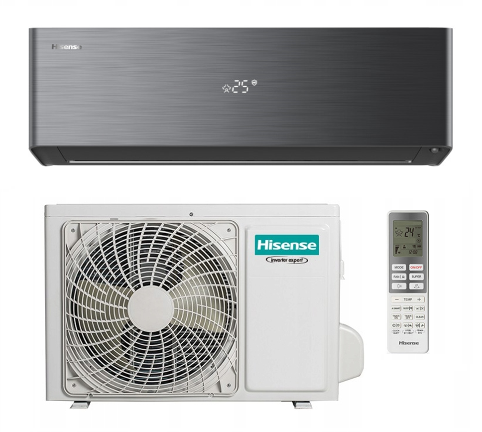 Split Klimaanlage Hisense Energy Pro X QH35XV3A Weiß / QH35XV3B Schwarz 3,5 kW