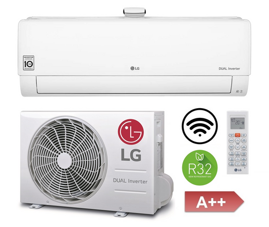 Split Klimaanlage Luftreiniger Luftfilterung LG Dualcool AP09RK 2,5 kW