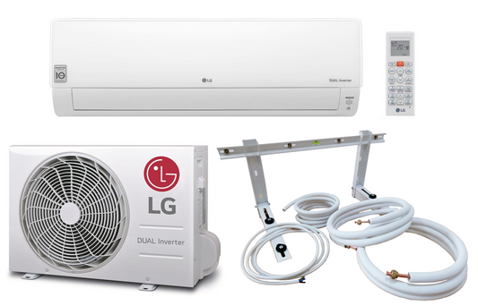 Split Klimaanlage LG Deluxe DC09RK 2,5 kW + optionales Montageset 3-12m