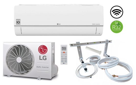 Split Klimaanlage LG Standard Plus PC09SK 2,5 kW + optionales Montageset 3-12m