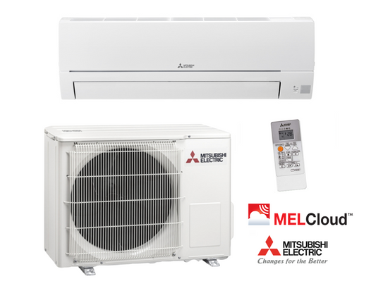 Split Klimaanlage Mitsubishi MSZ-HR25VFK / MUZ-HR25VF 2,5 kW mit WiFi