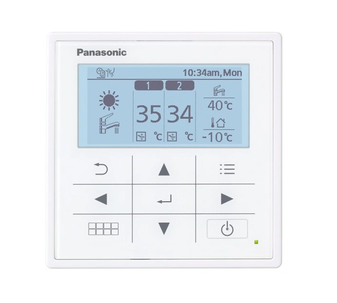 Luft/Wasser Wärmepumpe Monoblock Panasonic Aquarea High Performance WH-MDC12H6E5 12 kW 230 V R410A + optional WiFi CZ-TAW1