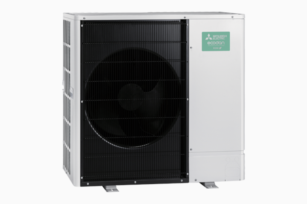 Monoblock Wärmepumpe Mitsubishi Ecodan R290 8,2 kW dreiphasig PUZ-WZ80VAA + ERPX-YM9E oder EHPT20X-YM9E o. EPRT20X-YM9E