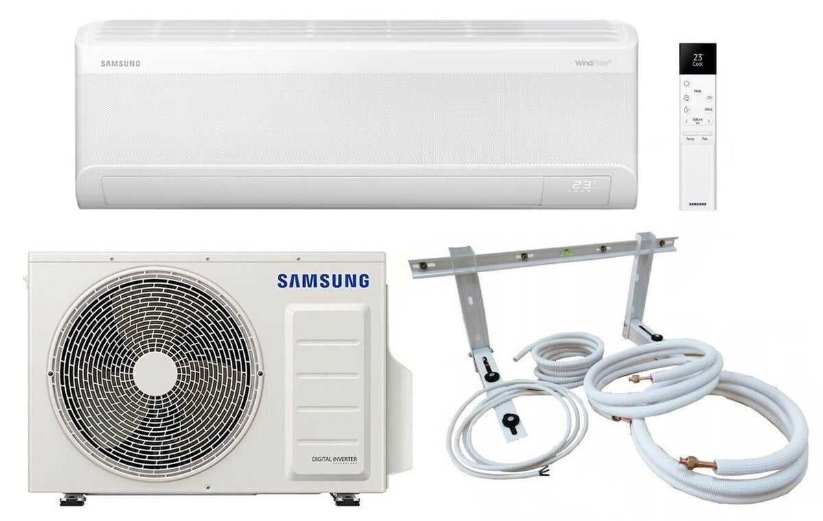 Samsung WindFree™ Elite S2 3.5 kW Split-Klimaanlage + optionales Montageset 3–12m
