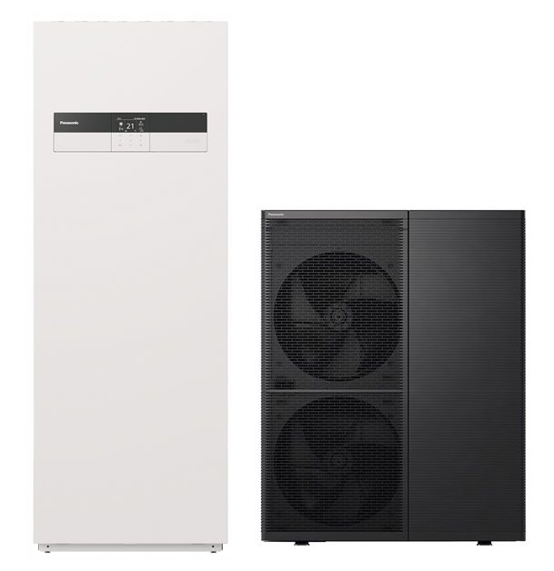 Panasonic Aquarea T-CAP M 12 kW Wärmepumpe R290 3-phasig mit Heizstab 9kW