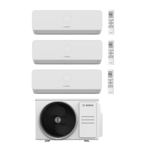 Bosch Multi Split Klimaanlage 3200i & 5000M Set – 3x 3,5 kW + 7,9 kW