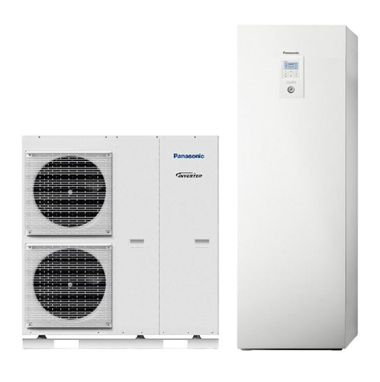 Luft/Wasser Wärmepumpe Panasonic Aquarea T-CAP All-in-One SuperQuiet KIT-AQC16HE8 (WH-ADC0916H9E8 / WH-UQ16HE8) 16 kW 400 V 3 Phasen