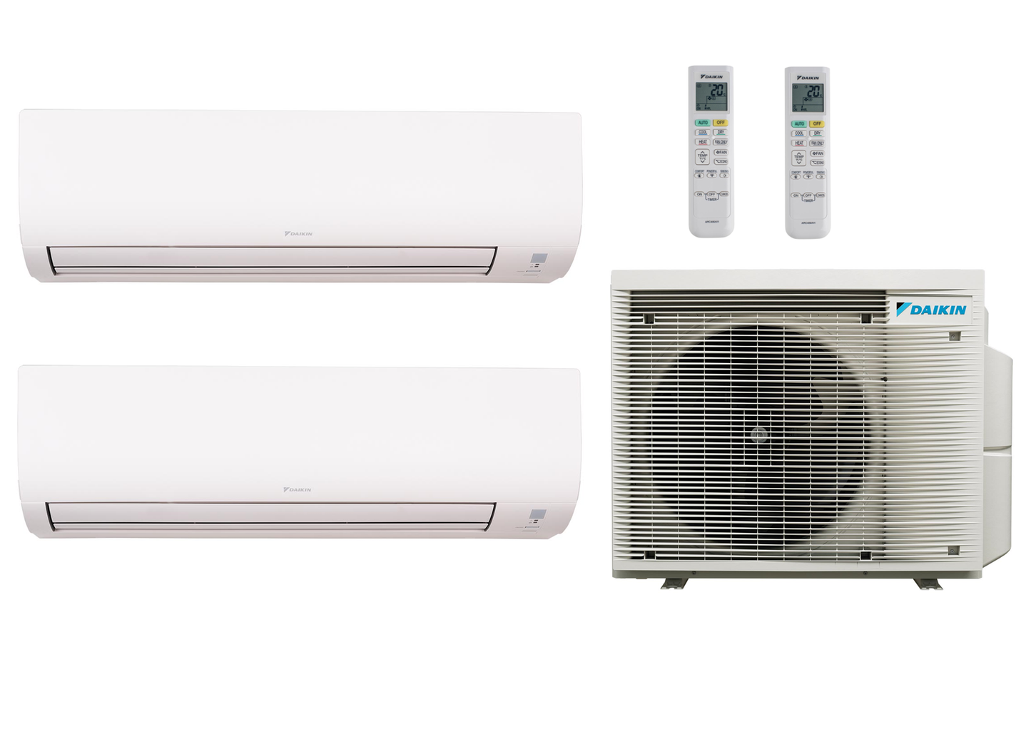 Multi Split Klimaanlage Daikin 2x COMFORA FTXP35N 3,5 kW + 1x Außengerät 2MXM68A9 6,8 kW oder 2MXM50A9 5,0 kW