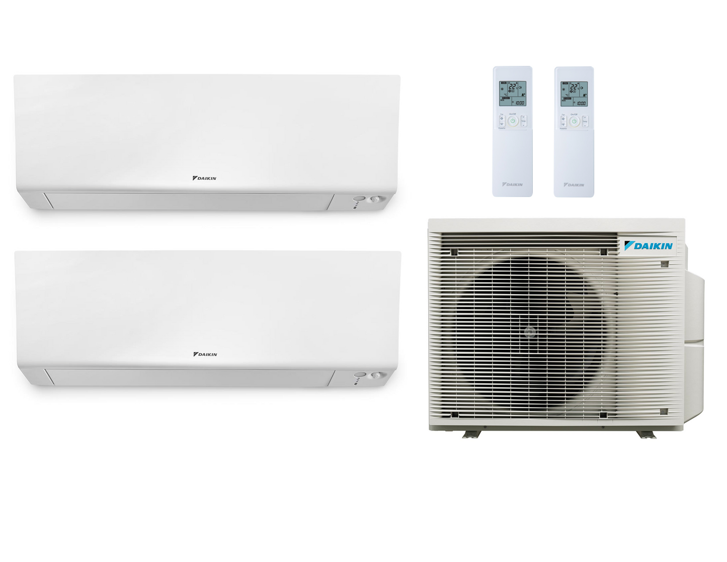 Multi Split Klimaanlage Daikin 1x Perfera FTXM35R 3,5 kW + 1x Perfera FTXM50R 5,0 kW + 1x Außengerät 2MXM68A9 6,8 kW oder 2MXM50A9 5,0 kW