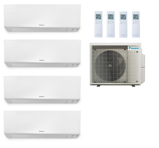 Multi Split Klimaanlage Daikin 4x Perfera FTXM25R 2,5 kW + 1x Außengerät 4MXM80A9 8,0 kW oder 4MXM68A9 7,0 kW