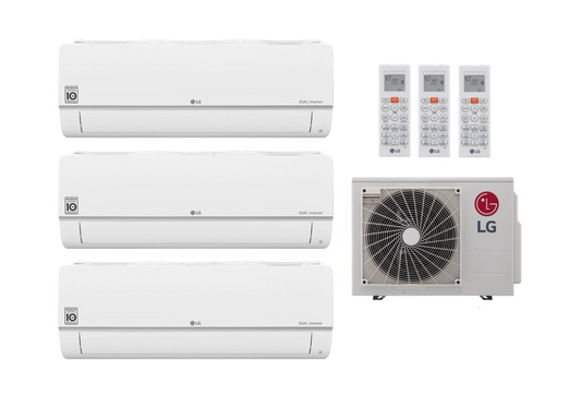 LG Multi Split Klimaanlage Standard Plus 2x2,1+4,2 kW