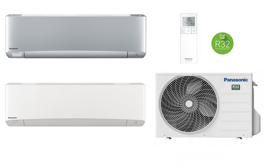 Split Klimaanlage Panasonic Etherea Silber KIT-XZ50ZKE / Mattweiß KIT-Z50ZKE 5 kW