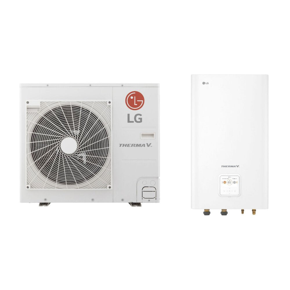 Luft/Wasser Wärmepumpe LG THERMA V R32 Split HU051MR / HN091MR 5 kW 220-240 V + optional WiFi PWFMDD200