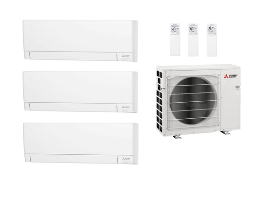 Mitsubishi Multi Split 5.4 kW mit 3x MSZ-AY20VGK 2.0 kW Innengeräten