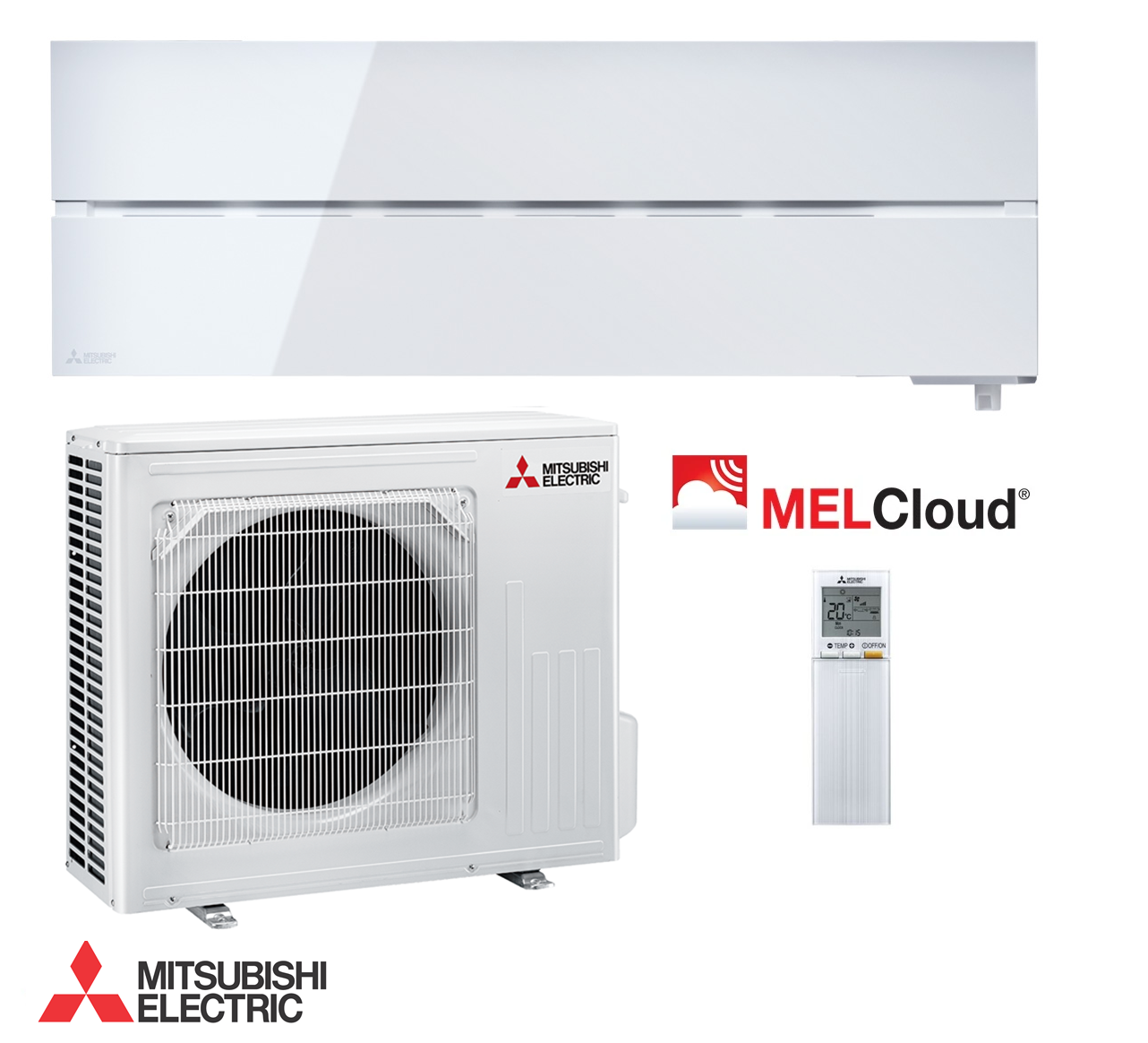 Split Klimaanlage Mitsubishi Diamond MSZ-LN50VG2 W (Natural White), MUZ-LN50VG2 5,0 kW