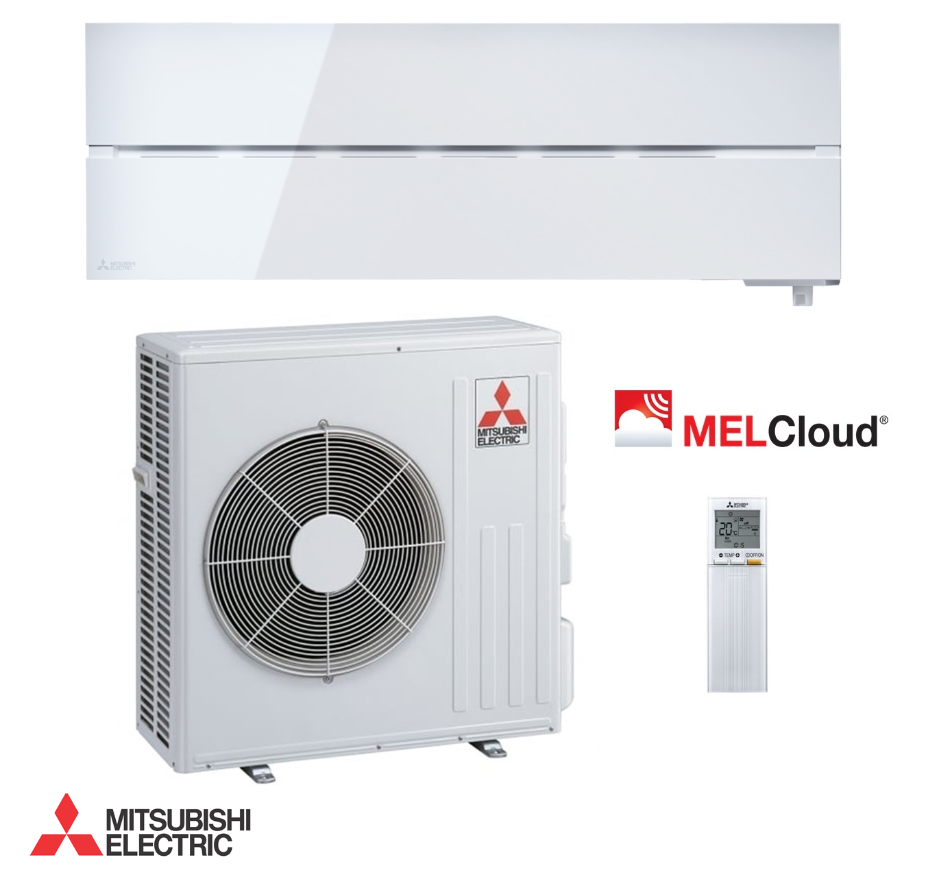 Split Klimaanlage Mitsubishi Diamond MSZ-LN60VG2 W (Natural White), MUZ-LN60VG 6,1 kW