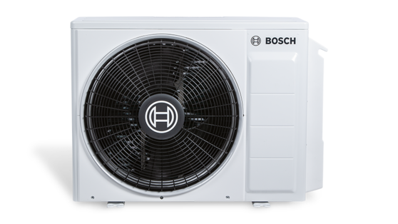 Split airconditioning Bosch Climate 8000i CLC8001i-Set 25 E titanium/zilver/rood 2,5 kW WiFi