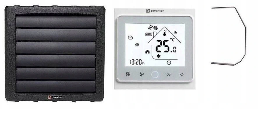 Reventon Wasser-Lufterhitzer HC 20 - 45 kW Luftheizer Hallenheizung mit Zubehör