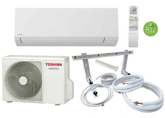 Toshiba Shorai Edge 3.5 kW Split-Klimaanlage + optionales Montageset