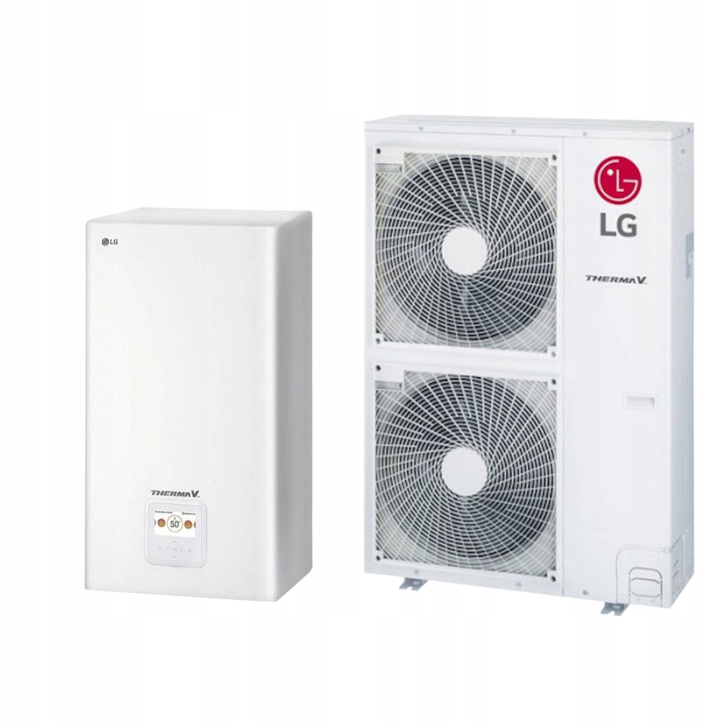 Luft/Wasser Wärmepumpe LG THERMA V R410A Split HU123MA / HN1636M 12 kW 3-Phasen 380 - 415 V + optional WiFi PWFMDD200