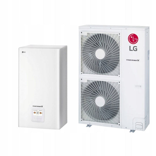 Luft/Wasser Wärmepumpe LG THERMA V R410A Split HU161MA / HN1616M 16 kW 1-Phase 220-240 V + optional WiFi PWFMDD200